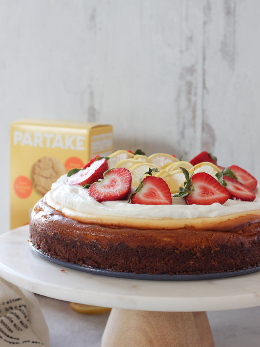 Clean Foodie Craving’s Lemon Cheesecake